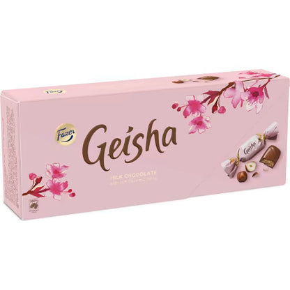 Geisha Box - Milk Chocolate bar with Hazelnut Filling 228g