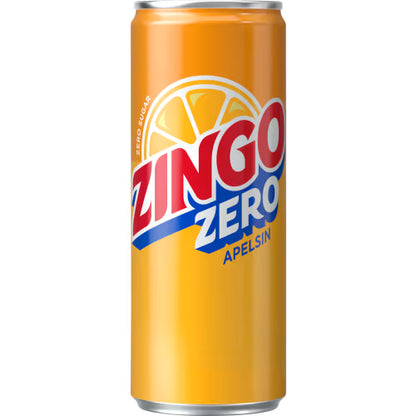 Zingo Zero - Soft Drink with Orange Flavor 33cl