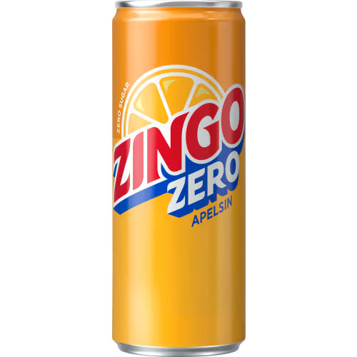 Zingo Zero - Soft Drink with Orange Flavor 33cl