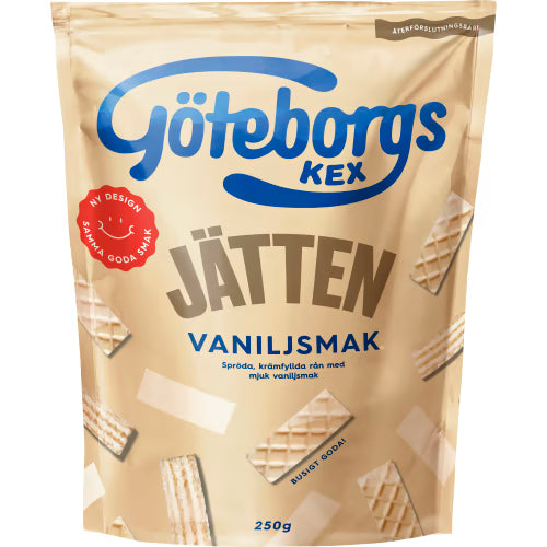 Jätten Vanilj Rån - Vanilla Wafer Cookies 250g