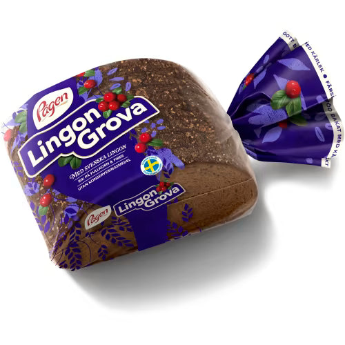 Pågen Lingongrova - Lingonberry bread 500g