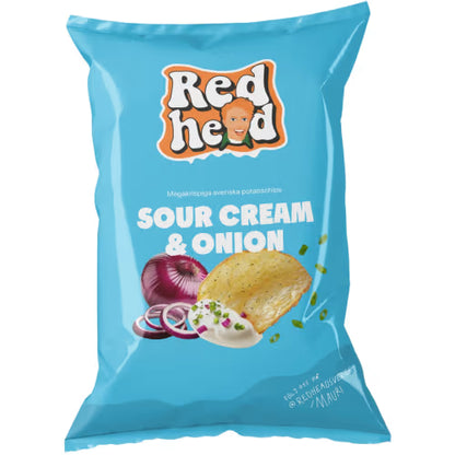 Redhead Sourcream Onion Chips - Sourcream Onion Chips 150g