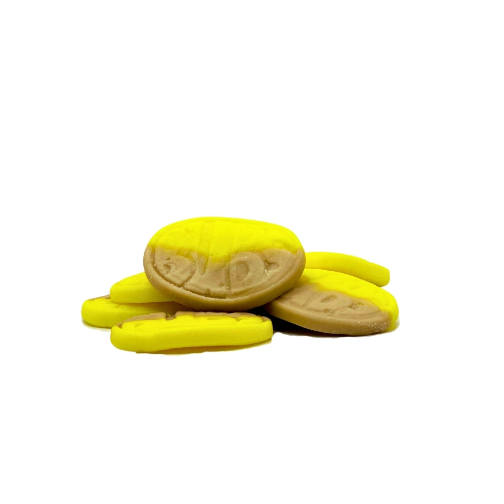 BUBS Large Banana Caramel Ovals 50g