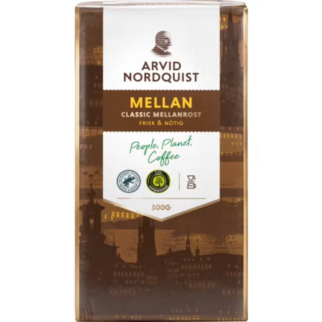Arvid Nordquist Kaffe Mellanrost Classic - Coffee with a hint of Nougat 500g