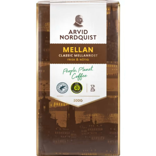 Arvid Nordquist Kaffe Mellanrost Classic - Coffee with a hint of Nougat 500g