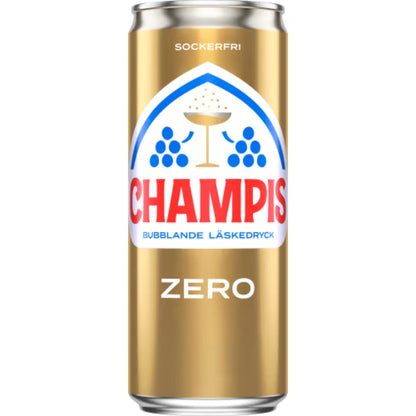 Champis Zero Burk - Soft Drink with Apple and Grape Flavor Sugar-Free 33cl