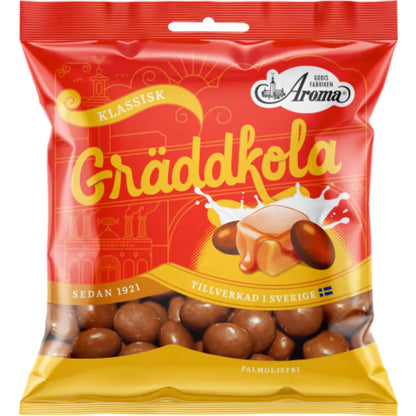 Aroma Dals Gräddkola - Chocolate covered Creamy Caramels 95g