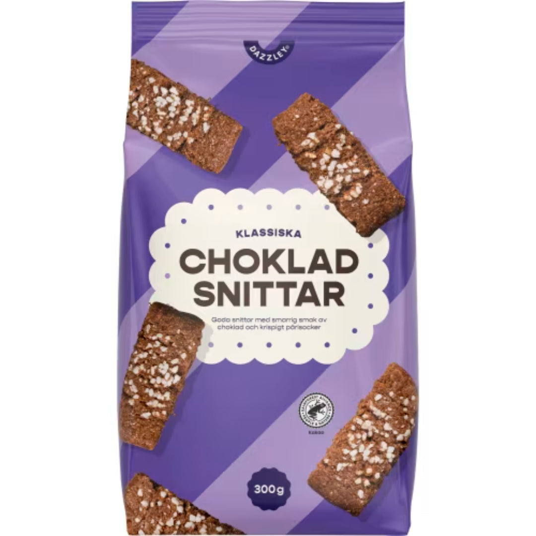 Dazzley Chokladsnittar - Chocolate Biscuits 300g