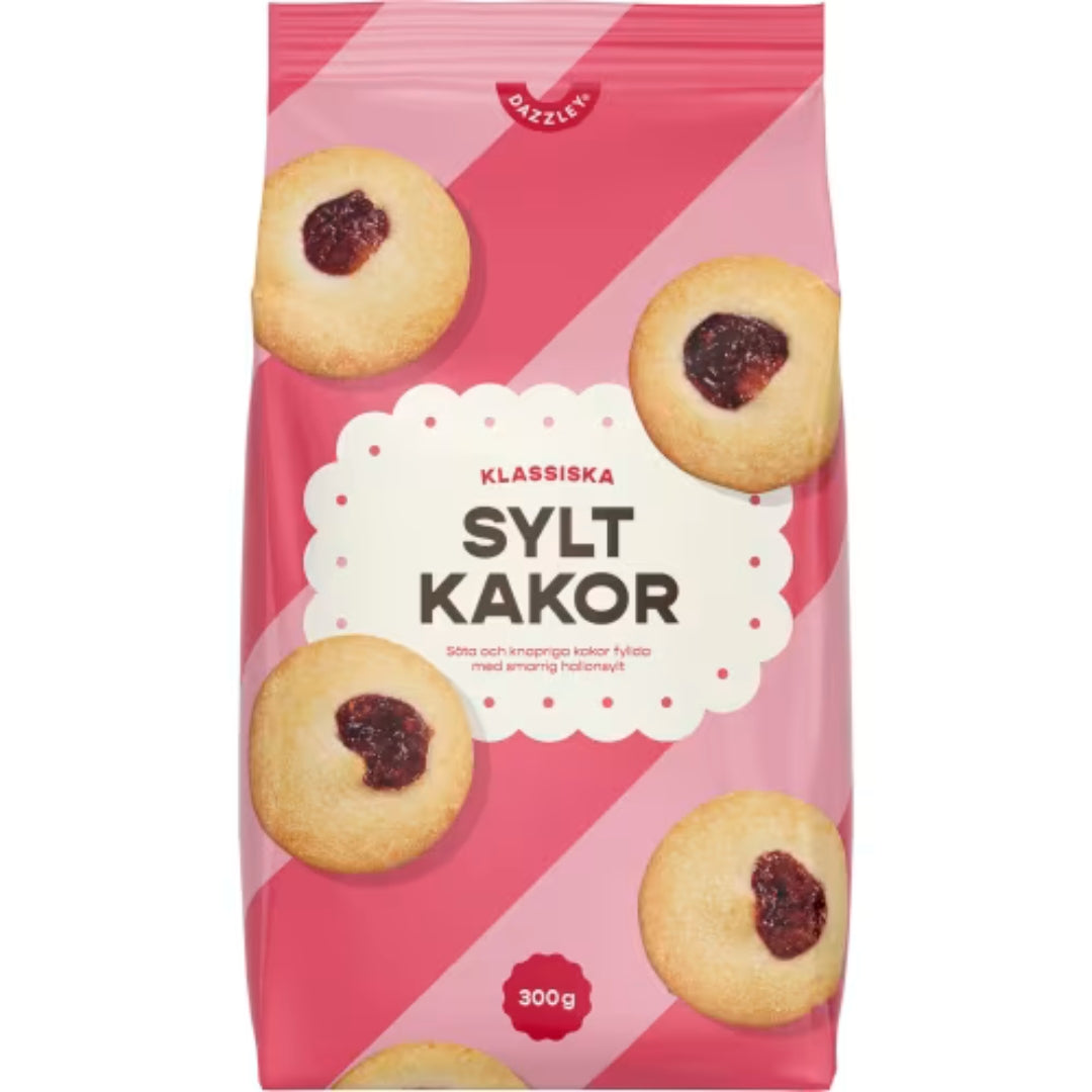 Dazzley Syltkakor - Jam Cookies 300g