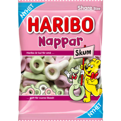 Haribo Nappar Skum - Foam Pacifiers 120g