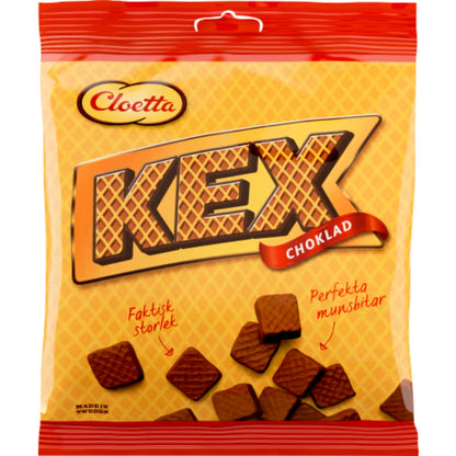 Cloetta Kexchoklad Minirutor - Chocolate Wafer Squares 150g