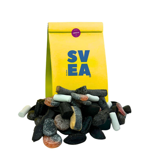 Licorice Swedish Mix Medium 500g