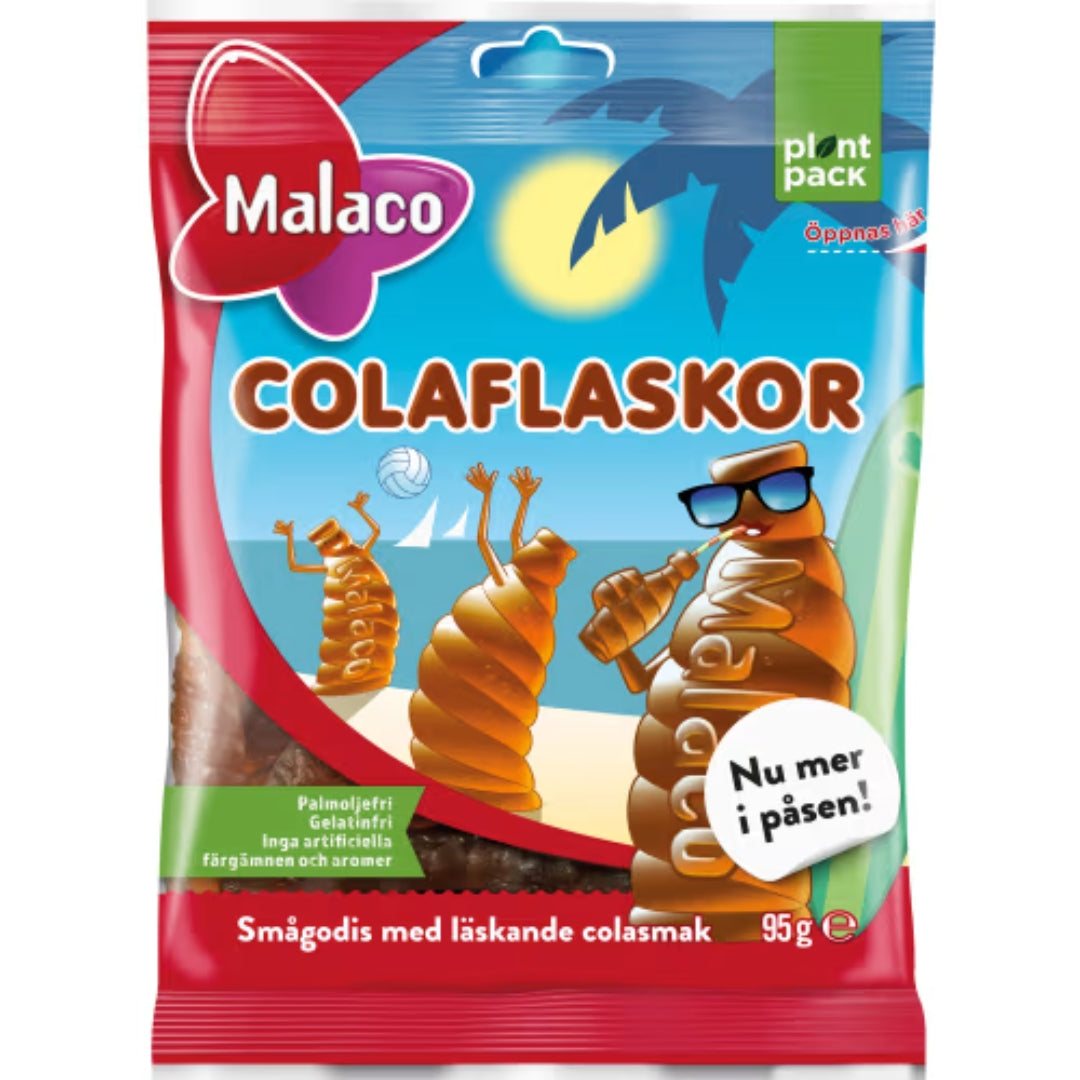 Malaco Kolaflaskor – Cola Bottles 95g