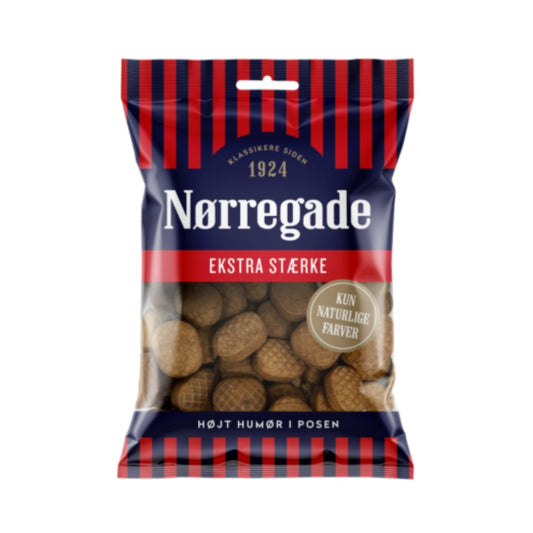 Nørregade Extra Stærk - Danish Licorice Candy 90g