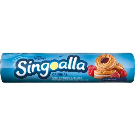 Singoalla Original - Cookies with Raspberry Jam and Vanilla-flavored filling 190g