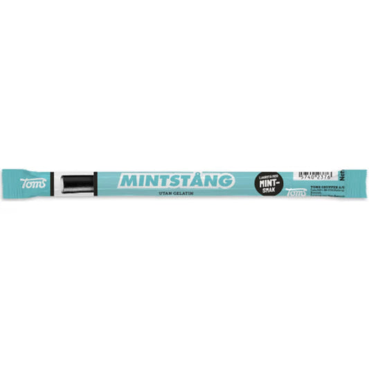 Toms Pingvinstång Mint - Licorice Stick with a White Mint filling 27g