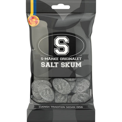 Salta Ess S-Märke Originalet Salt Skum - Salty Foam Candy 70g