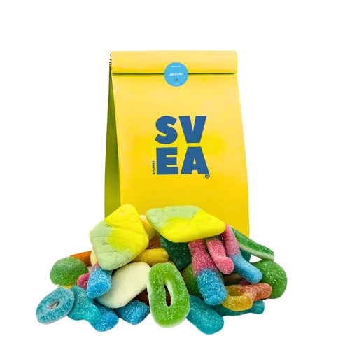 Sour Swedish Mix Medium 500g