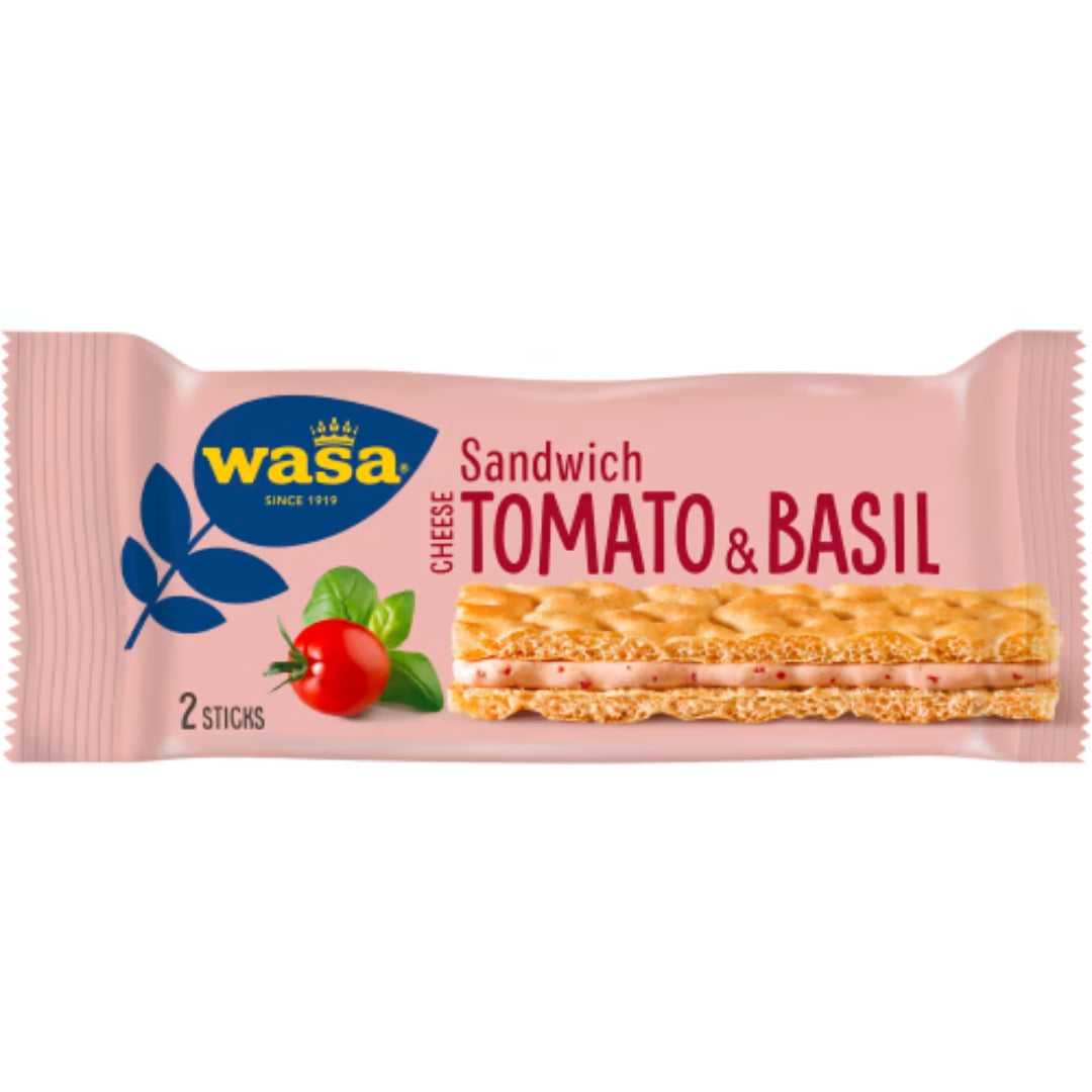 Wasa Tomato Basil Sandwich Cream Cheese 2-pack – 40g