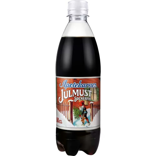 Julmust Läsk Apotekarnes Sockerfri - Christmas Soda Sugar Free 33cl
